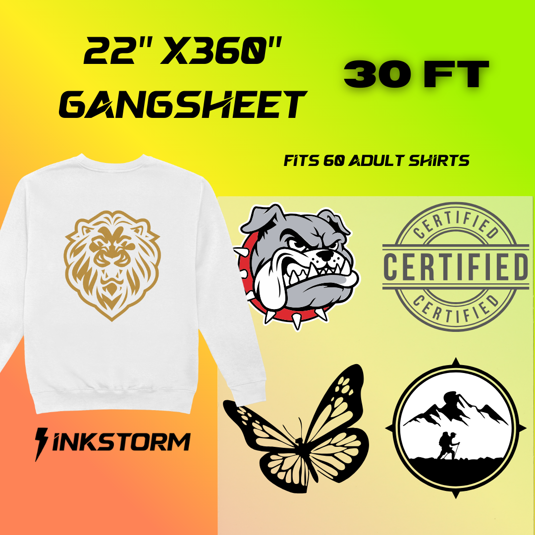 DTF Transfers Gang Sheet Builder