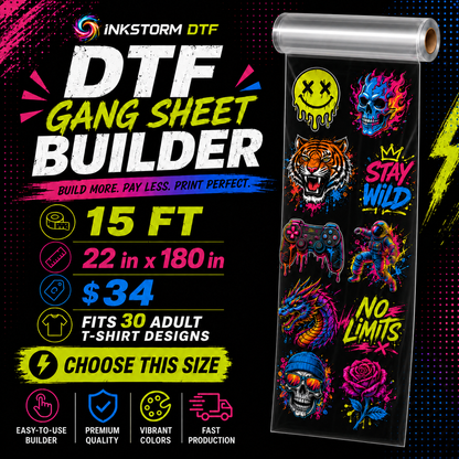DTF Transfers Gang Sheet Builder