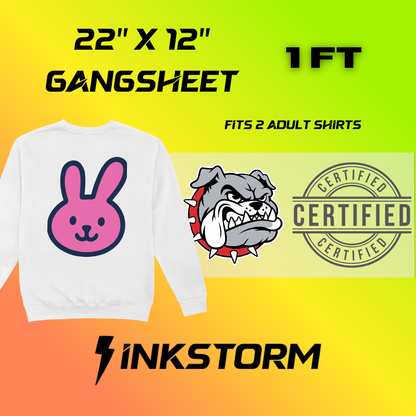 DTF Transfers Gang Sheet Builder