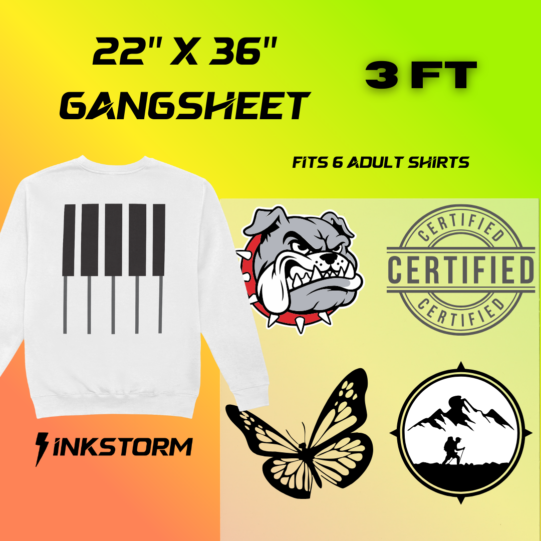 DTF Transfers Gang Sheet Builder