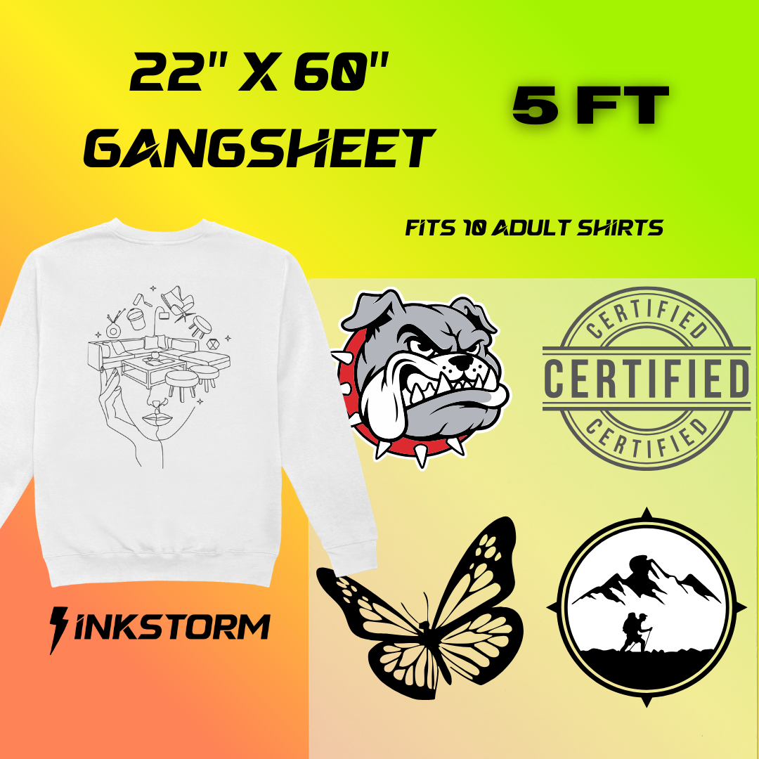 DTF Transfers Gang Sheet Builder