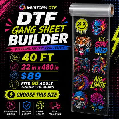 DTF Transfers Gang Sheet Builder