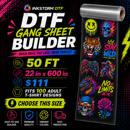 DTF Transfers Gang Sheet Builder