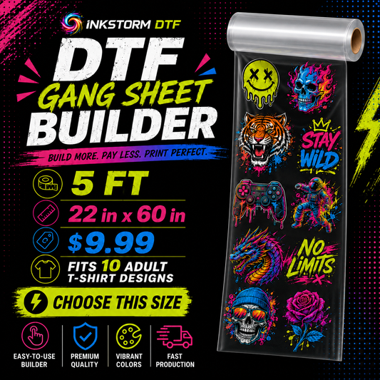 DTF Transfers Gang Sheet Builder