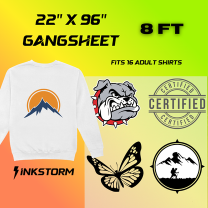 DTF Transfers Gang Sheet Builder