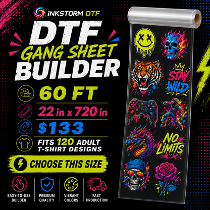 DTF Transfers Gang Sheet Builder