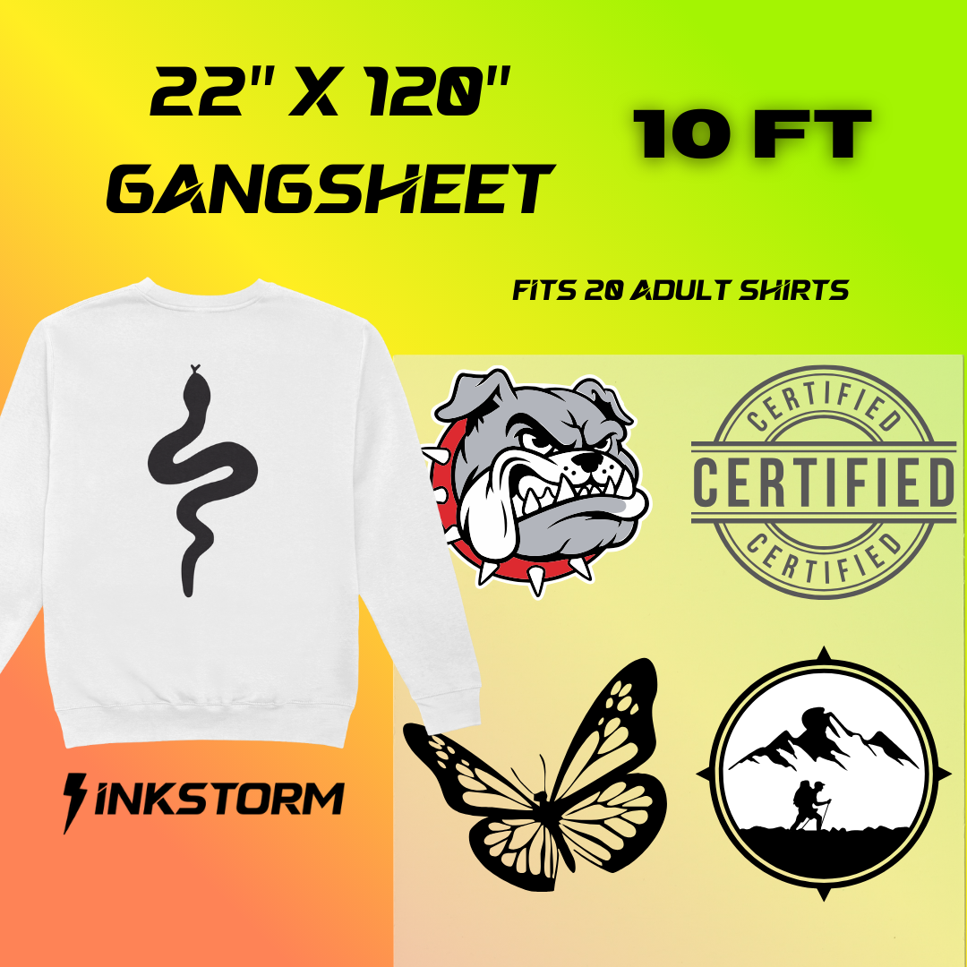 DTF Transfers Gang Sheet Builder