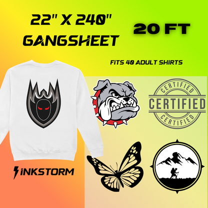 DTF Transfers Gang Sheet Builder