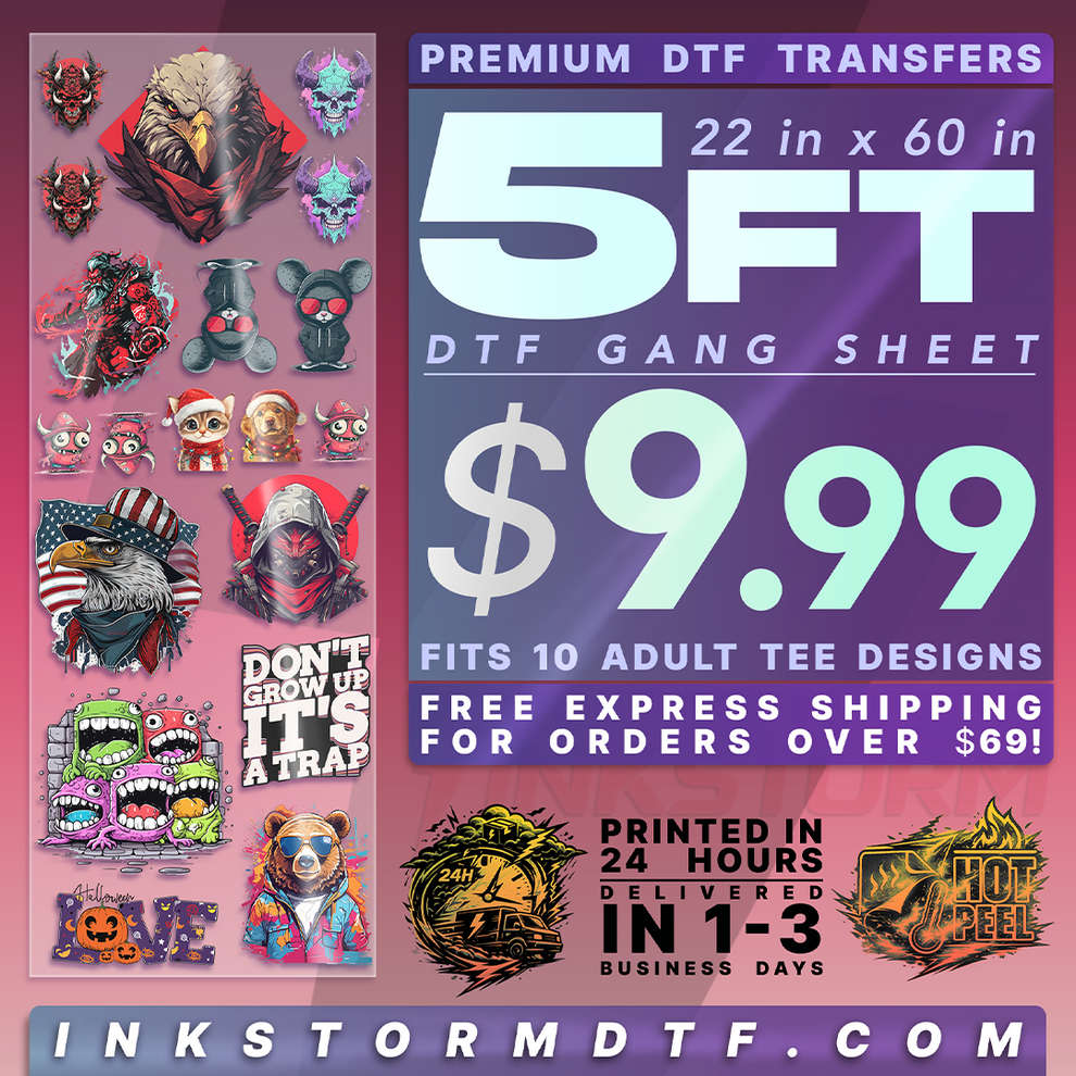 Inkstorm DTF Gang Sheet Builder – Custom DTF Transfers Made Simple
