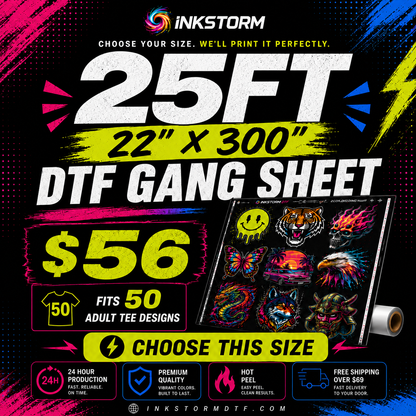 DTF Transfers Upload Gang Sheets