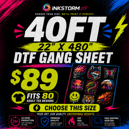 DTF Transfers Upload Gang Sheets