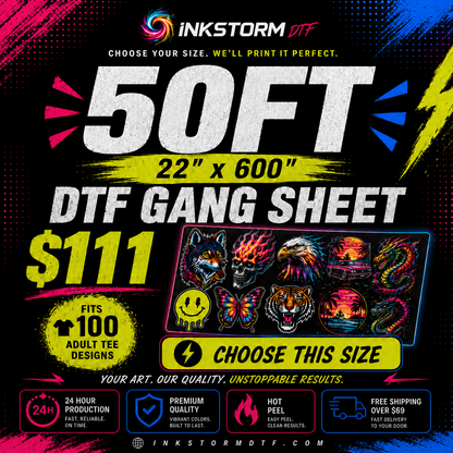 DTF Transfers Upload Gang Sheets