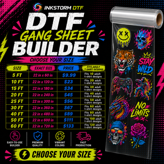 DTF Transfers Gang Sheet Builder